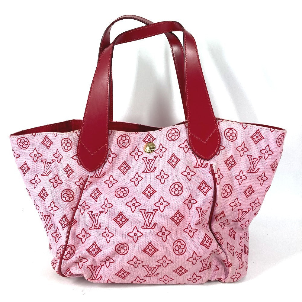 LOUIS VUITTON M95988 Beach Line Cabas Ipanema GM Cabas Ipanema GM Shoulder Bag with Pouch Tote Bag Leather/Canvas Women's Pink
