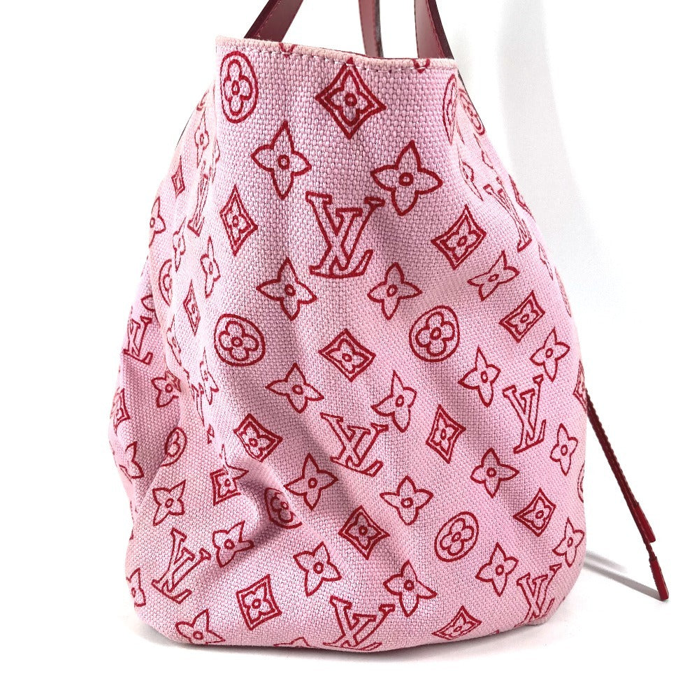 LOUIS VUITTON M95988 Beach Line Cabas Ipanema GM Cabas Ipanema GM Shoulder Bag with Pouch Tote Bag Leather/Canvas Women's Pink