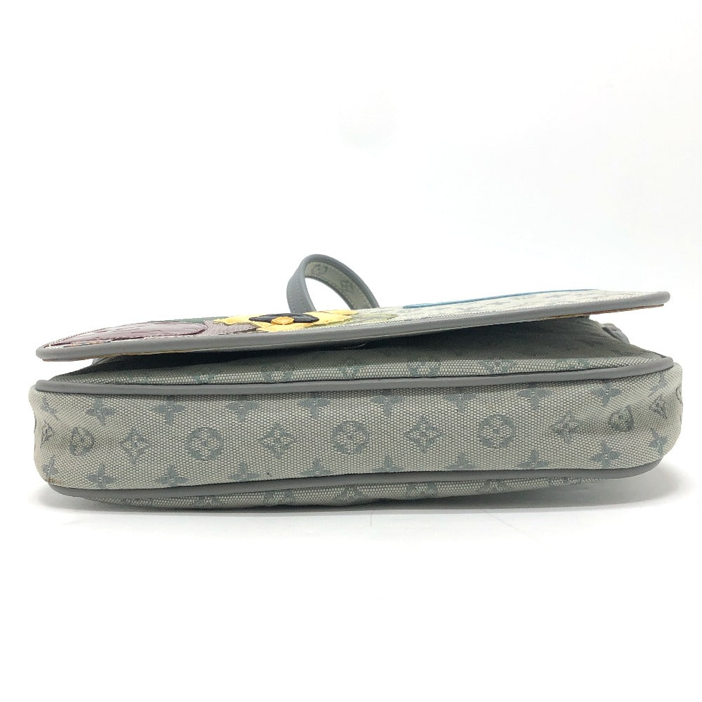 LOUIS VUITTON M92279 モノグラムミニ ミュゼット コントドゥフェ 斜め掛け フラップ ポシェット カバン 肩掛け ショルダーバッグ モノグラムミニキャンバス レディース ブルー