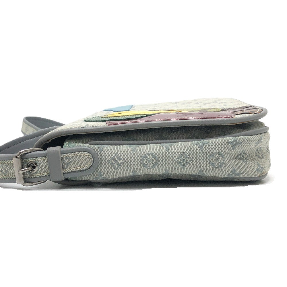 LOUIS VUITTON M92279 モノグラムミニ ミュゼット コントドゥフェ 斜め掛け フラップ ポシェット カバン 肩掛け ショルダーバッグ モノグラムミニキャンバス レディース ブルー