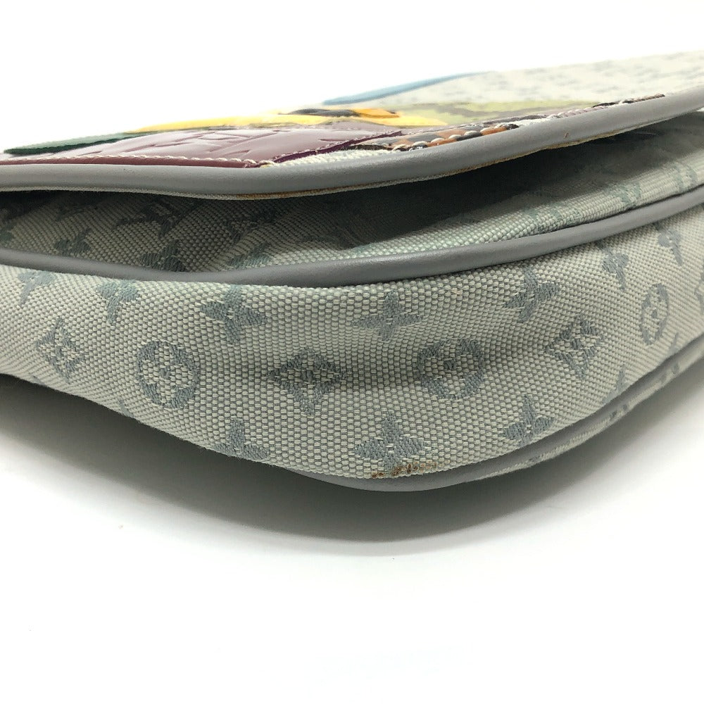 LOUIS VUITTON M92279 モノグラムミニ ミュゼット コントドゥフェ 斜め掛け フラップ ポシェット カバン 肩掛け ショルダーバッグ モノグラムミニキャンバス レディース ブルー