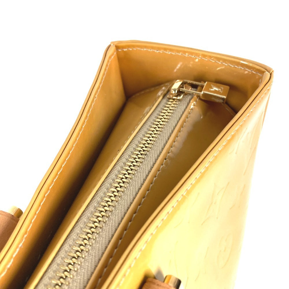 LOUIS VUITTON M91023 モノグラムヴェルニ コロンバス トートバッグ 肩掛け ショルダーバッグ モノグラムヴェルニキャンバス ユニセックス ベージュ