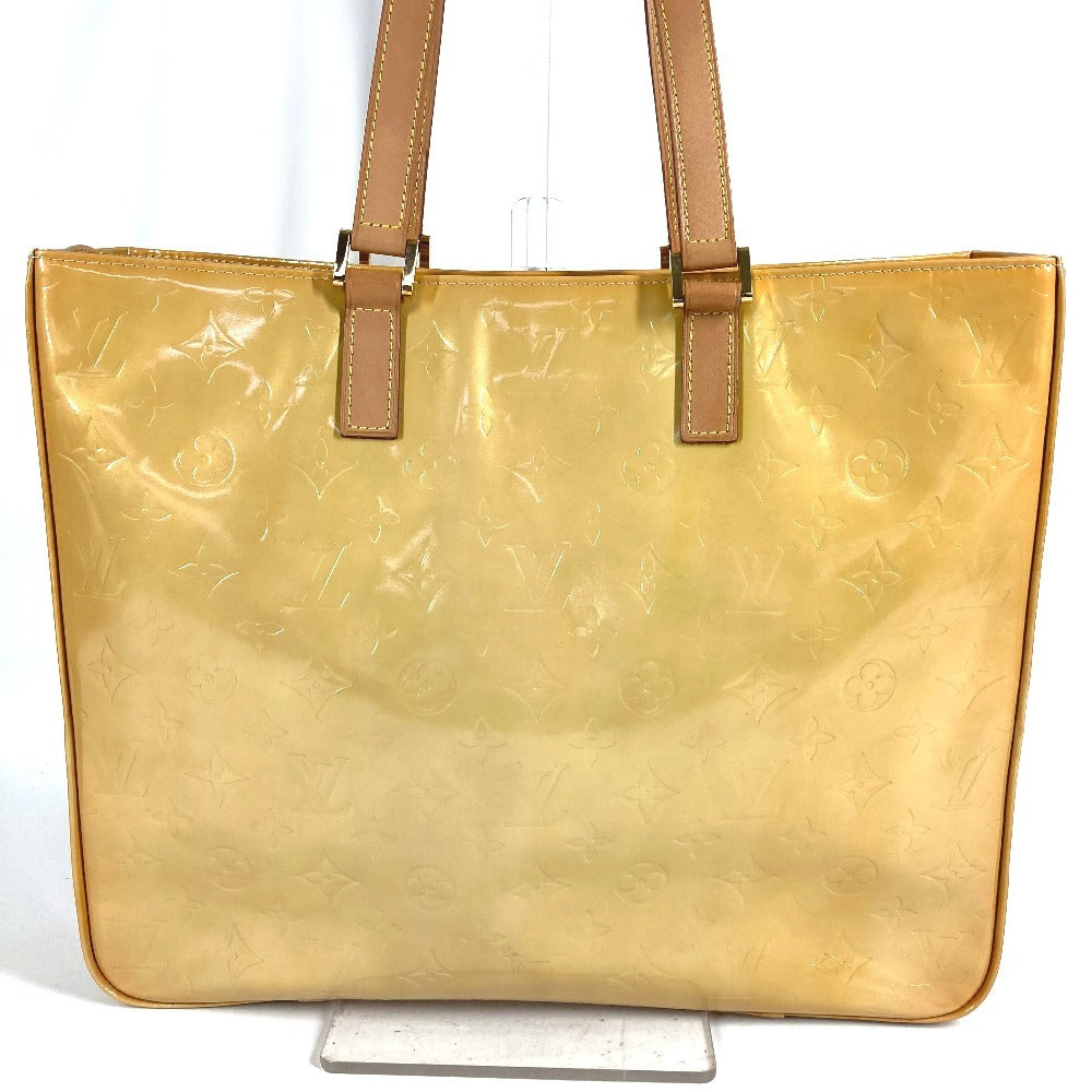 LOUIS VUITTON M91023 モノグラムヴェルニ コロンバス トートバッグ 肩掛け ショルダーバッグ モノグラムヴェルニキャンバス ユニセックス ベージュ