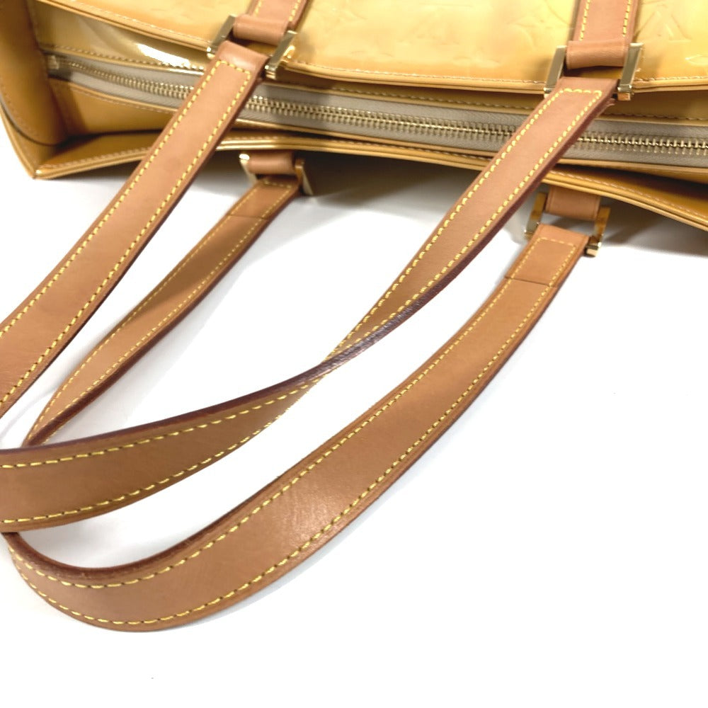 LOUIS VUITTON M91023 モノグラムヴェルニ コロンバス トートバッグ 肩掛け ショルダーバッグ モノグラムヴェルニキャンバス ユニセックス ベージュ