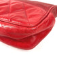 CHANEL Vintage CC Coco Mark Logo Matelasse Quilted Bag W Chain Shoulder Bag Tote Bag Shoulder Bag Leather/Coated Canvas Unisex Red