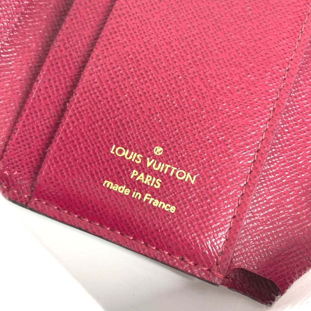 LOUIS VUITTON M62932 Monogram Portefeuille Zoé Compact Wallet 3-Fold Wallet Monogram Canvas Women's Fuchsia Brown