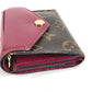 LOUIS VUITTON M62932 Monogram Portefeuille Zoé Compact Wallet 3-Fold Wallet Monogram Canvas Women's Fuchsia Brown