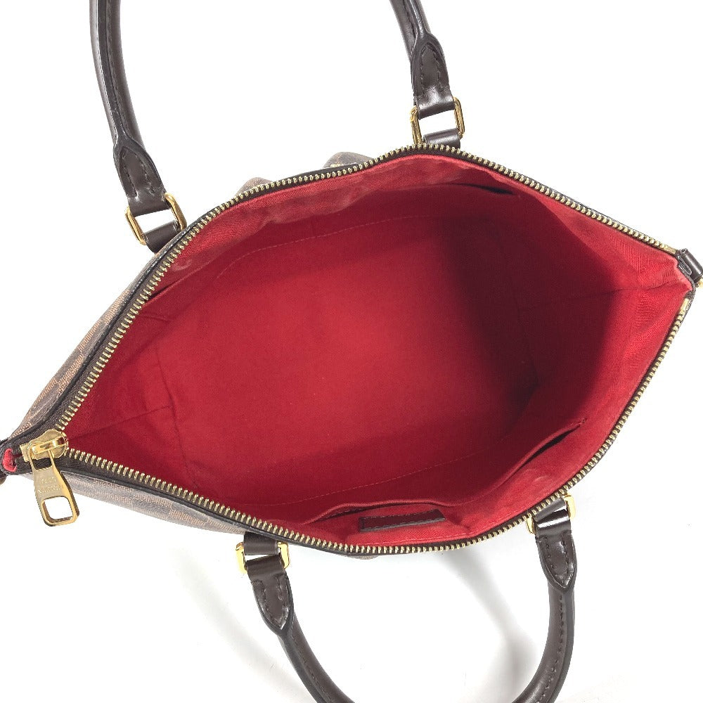LOUIS VUITTON N41546 ダミエ シエナMM シエナ MM カバン トートバッグ ハンドバッグ ダミエキャンバス レディース エベヌ ブラウン