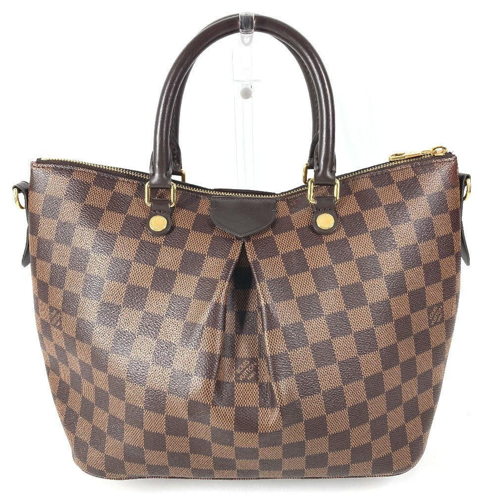 LOUIS VUITTON N41546 ダミエ シエナMM シエナ MM カバン トートバッグ ハンドバッグ ダミエキャンバス レディース エベヌ ブラウン
