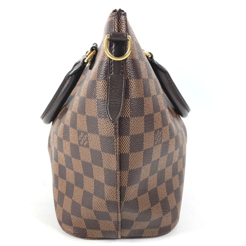 LOUIS VUITTON N41546 ダミエ シエナMM シエナ MM カバン トートバッグ ハンドバッグ ダミエキャンバス レディース エベヌ ブラウン