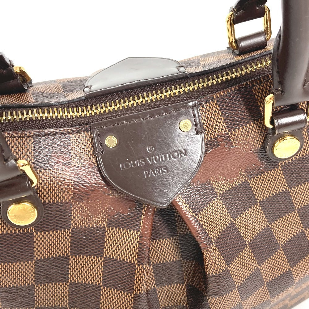 LOUIS VUITTON N41546 ダミエ シエナMM シエナ MM カバン トートバッグ ハンドバッグ ダミエキャンバス レディース エベヌ ブラウン