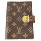 LOUIS VUITTON R21015 Monogram Agenda PM Koala Agenda PM Koala Ring Binder Stationery Diary Cover Monogram Canvas Unisex Mandarin Orange