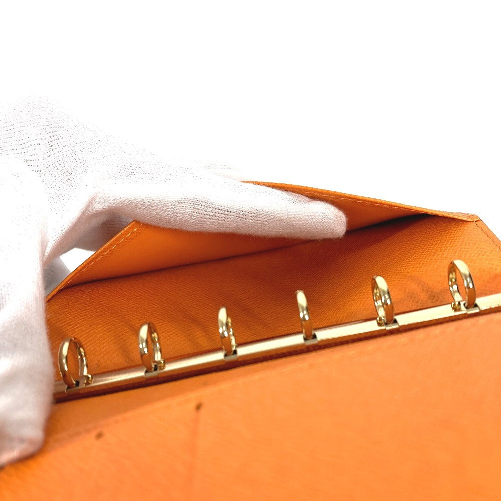 LOUIS VUITTON R21015 Monogram Agenda PM Koala Agenda PM Koala Ring Binder Stationery Diary Cover Monogram Canvas Unisex Mandarin Orange