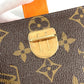 LOUIS VUITTON R21015 Monogram Agenda PM Koala Agenda PM Koala Ring Binder Stationery Diary Cover Monogram Canvas Unisex Mandarin Orange