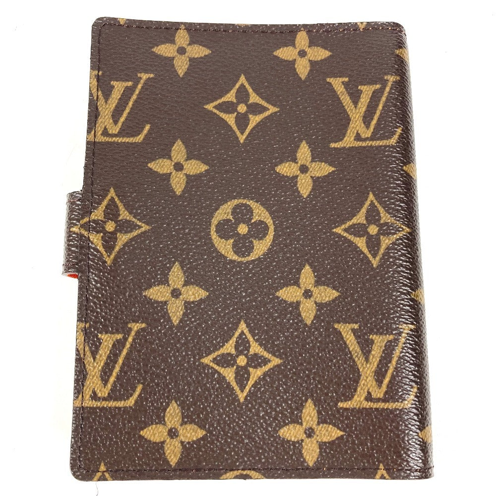 LOUIS VUITTON R21015 Monogram Agenda PM Koala Agenda PM Koala Ring Binder Stationery Diary Cover Monogram Canvas Unisex Mandarin Orange