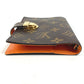 LOUIS VUITTON R21015 Monogram Agenda PM Koala Agenda PM Koala Ring Binder Stationery Diary Cover Monogram Canvas Unisex Mandarin Orange