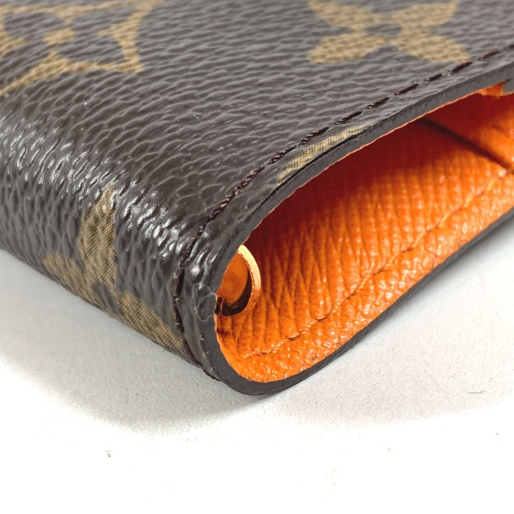LOUIS VUITTON R21015 Monogram Agenda PM Koala Agenda PM Koala Ring Binder Stationery Diary Cover Monogram Canvas Unisex Mandarin Orange