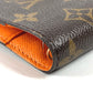 LOUIS VUITTON R21015 Monogram Agenda PM Koala Agenda PM Koala Ring Binder Stationery Diary Cover Monogram Canvas Unisex Mandarin Orange