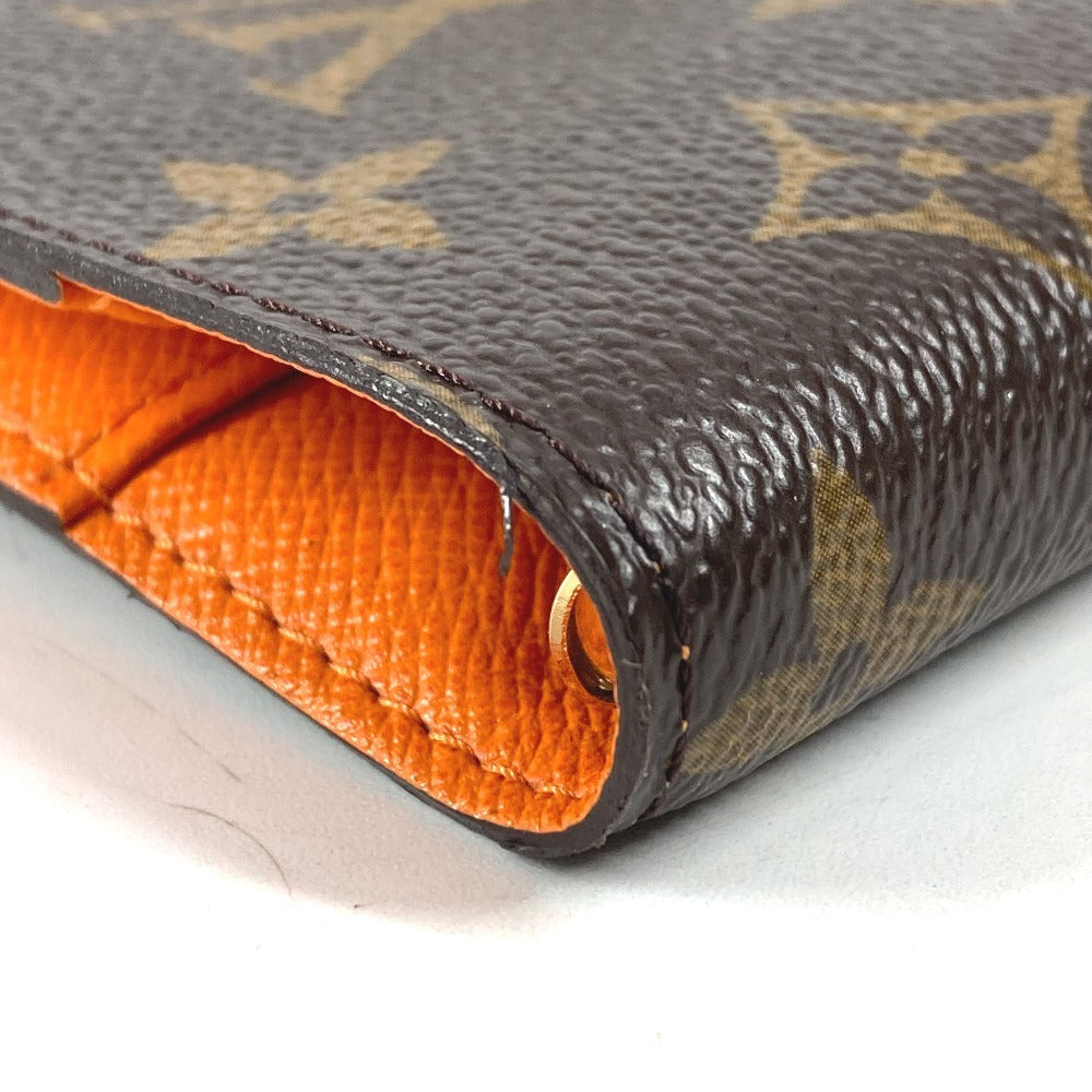 LOUIS VUITTON R21015 Monogram Agenda PM Koala Agenda PM Koala Ring Binder Stationery Diary Cover Monogram Canvas Unisex Mandarin Orange
