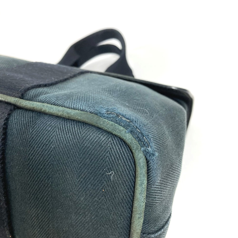 HERMES ヴァルパライソPM バルパライソ カバン トートバッグ フラップ バッグ ハンドバッグ コットン ユニセックス ブラック