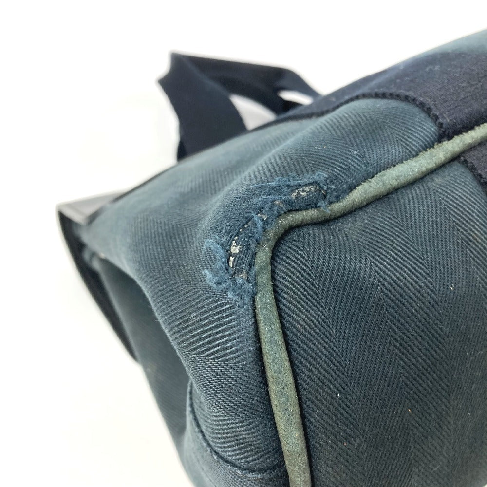 HERMES ヴァルパライソPM バルパライソ カバン トートバッグ フラップ バッグ ハンドバッグ コットン ユニセックス ブラック