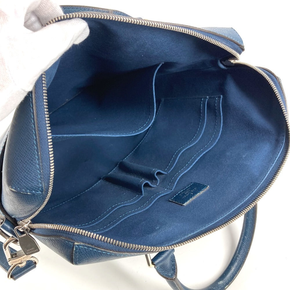 LOUIS VUITTON M30213 Taiga Grigori Vertical Bag Tote Bag 2WAY Bag Shoulder Bag Business Bag Shoulder Bag Taiga Leather Unisex Ocean Blue