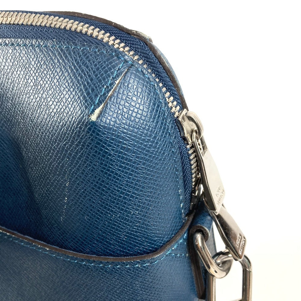 LOUIS VUITTON M30213 Taiga Grigori Vertical Bag Tote Bag 2WAY Bag Shoulder Bag Business Bag Shoulder Bag Taiga Leather Unisex Ocean Blue