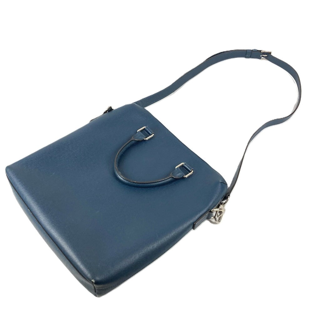LOUIS VUITTON M30213 Taiga Grigori Vertical Bag Tote Bag 2WAY Bag Shoulder Bag Business Bag Shoulder Bag Taiga Leather Unisex Ocean Blue