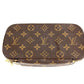LOUIS VUITTON M47505 モノグラム トゥルースブラッシュ メイクポーチ 化粧ポーチ マルチポーチ ダブルファスナー ポーチ モノグラムキャンバス レディース ブラウン