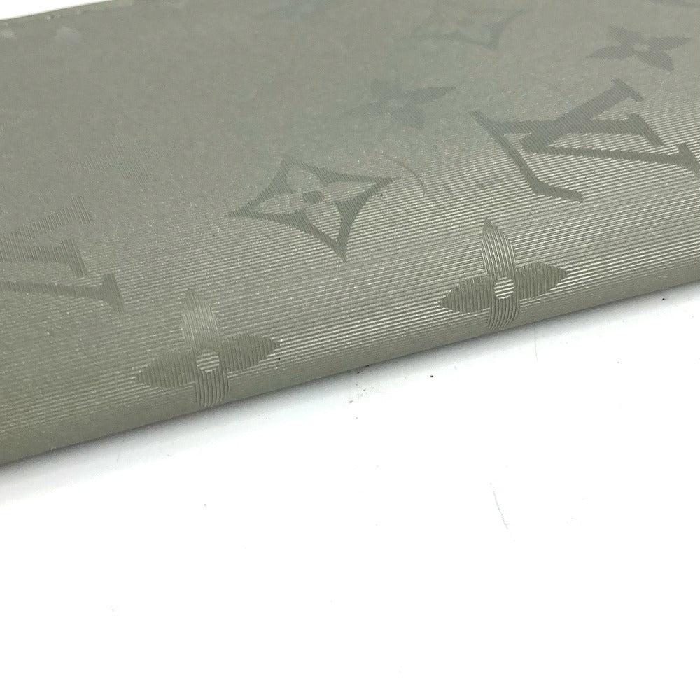 LOUIS VUITTON M63236 モノグラム チタニウム ポルトフォイユ ブラザ ロングウォレット 2つ折り 長財布 キャンバス/レザー ユニセックス グレー