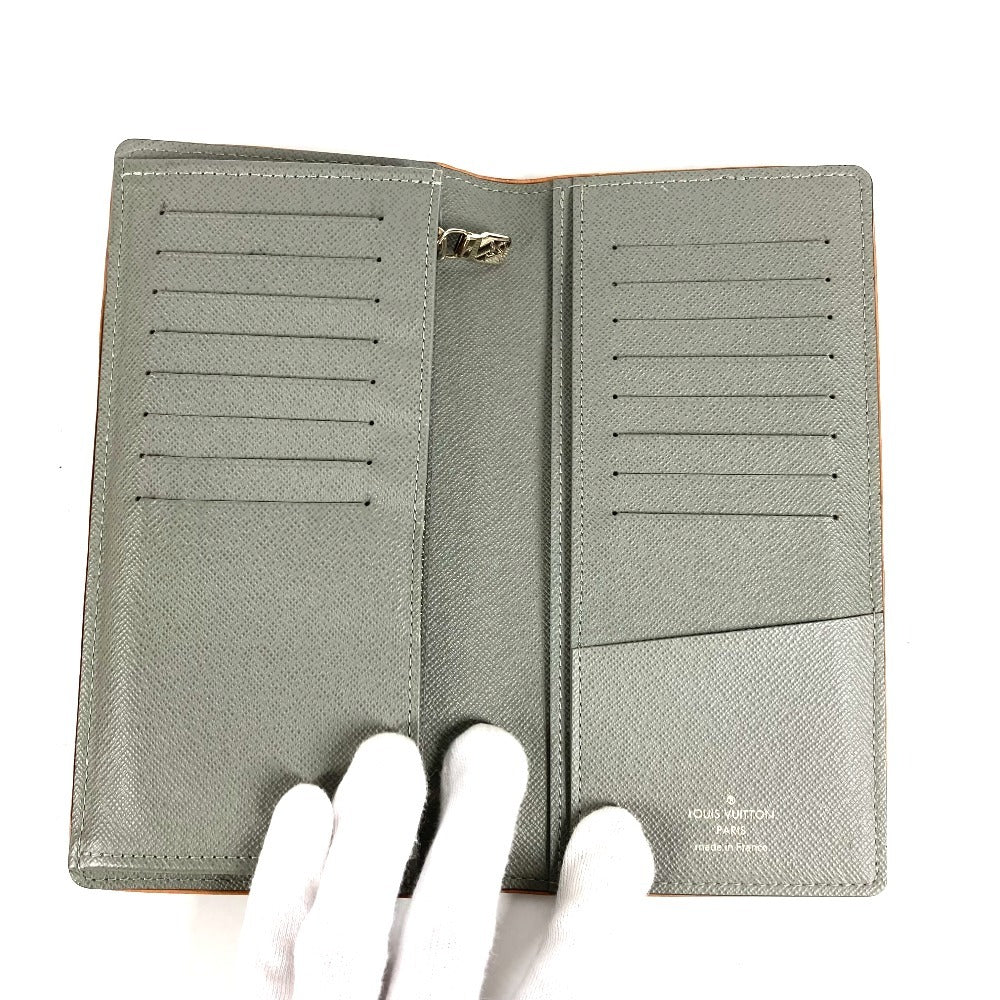 LOUIS VUITTON M63236 モノグラム チタニウム ポルトフォイユ ブラザ ロングウォレット 2つ折り 長財布 キャンバス/レザー ユニセックス グレー