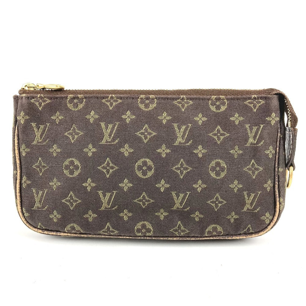 LOUIS VUITTON M95226 Monogram Mini Bucket PM Pouch Only, Multi-Purpose Pouch, Makeup Pouch, Cosmetic Pouch, Pouch, Monogram Mini Canvas, Unisex, Brown