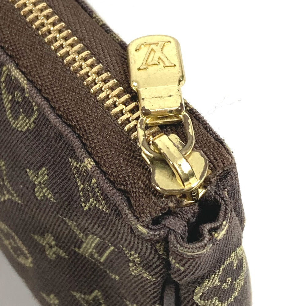 LOUIS VUITTON M95226 Monogram Mini Bucket PM Pouch Only, Multi-Purpose Pouch, Makeup Pouch, Cosmetic Pouch, Pouch, Monogram Mini Canvas, Unisex, Brown
