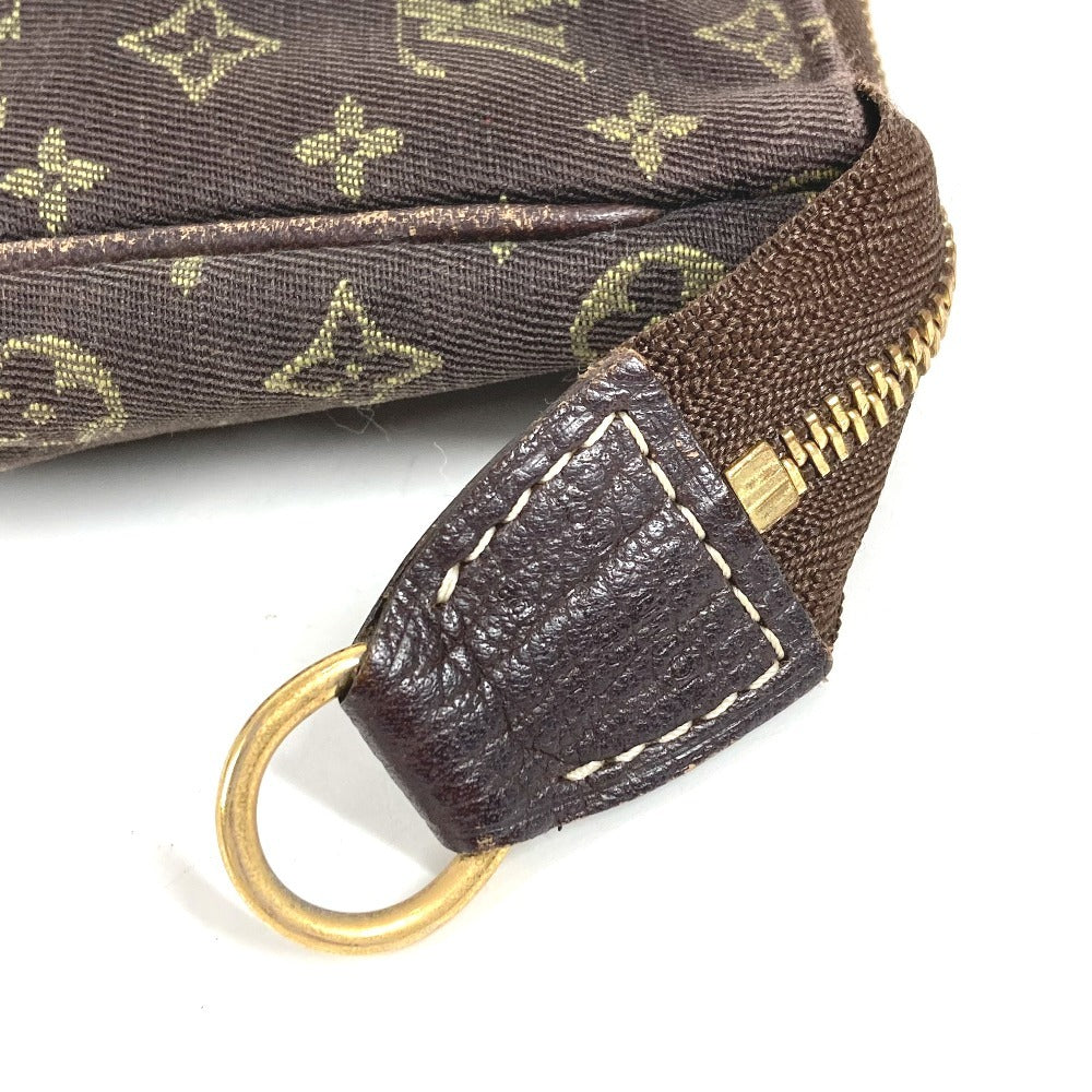 LOUIS VUITTON M95226 Monogram Mini Bucket PM Pouch Only, Multi-Purpose Pouch, Makeup Pouch, Cosmetic Pouch, Pouch, Monogram Mini Canvas, Unisex, Brown