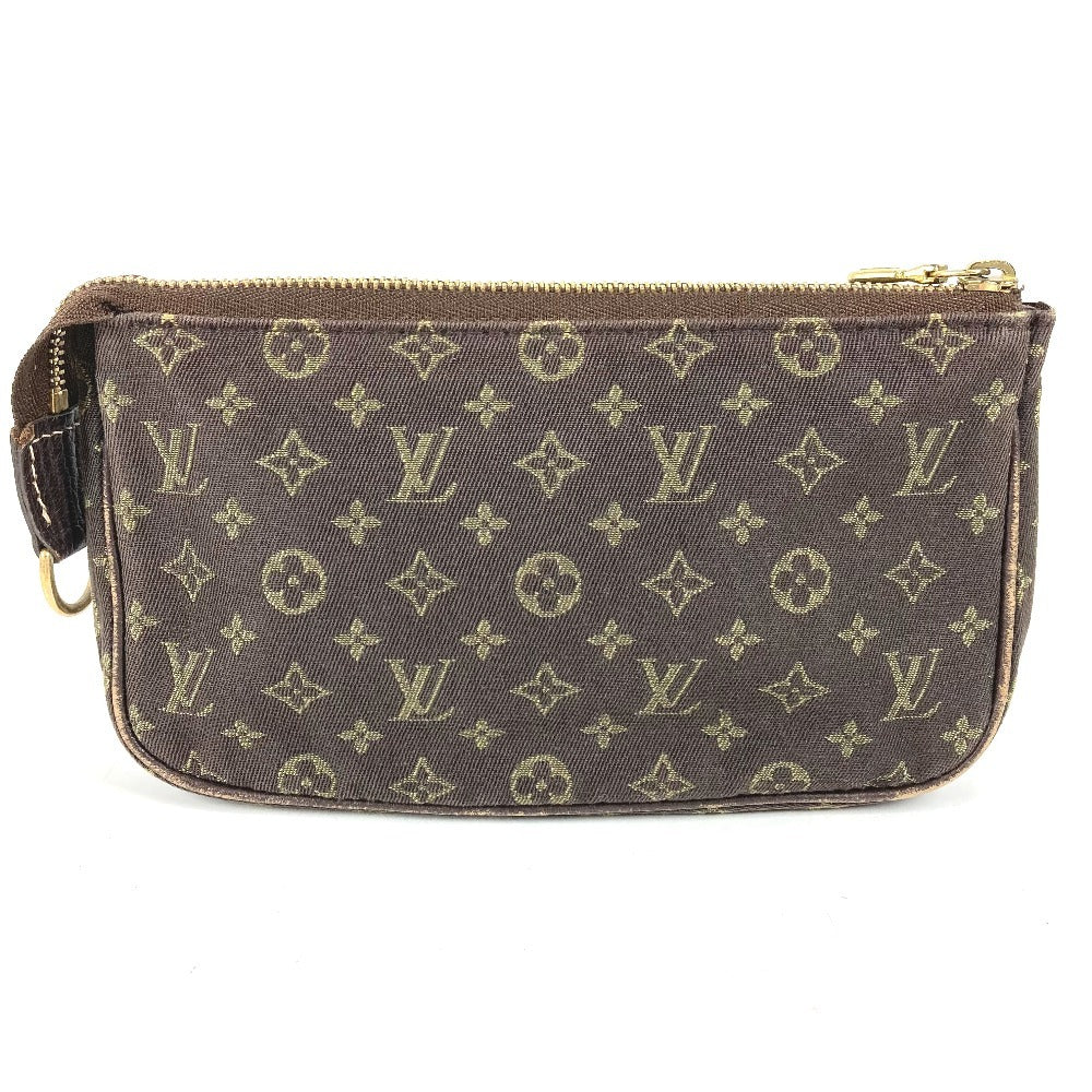 LOUIS VUITTON M95226 Monogram Mini Bucket PM Pouch Only, Multi-Purpose Pouch, Makeup Pouch, Cosmetic Pouch, Pouch, Monogram Mini Canvas, Unisex, Brown