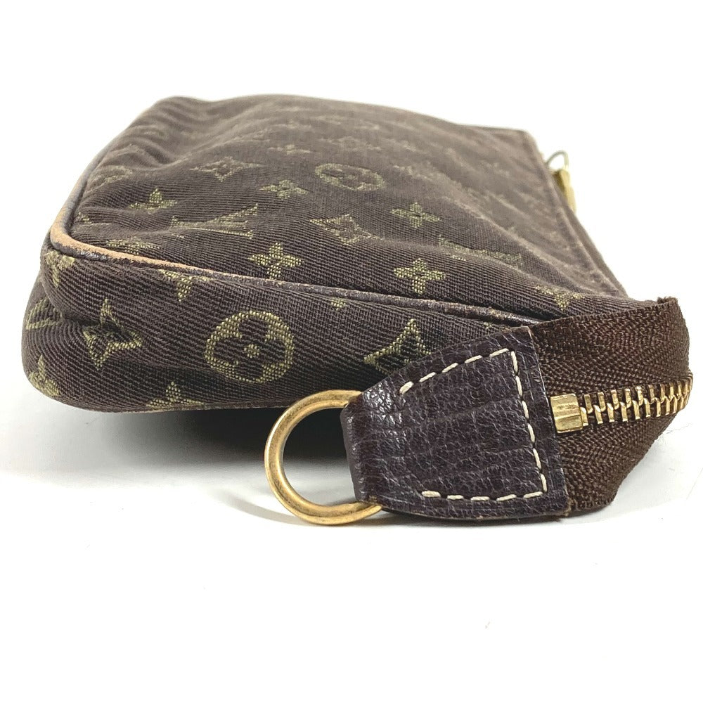 LOUIS VUITTON M95226 Monogram Mini Bucket PM Pouch Only, Multi-Purpose Pouch, Makeup Pouch, Cosmetic Pouch, Pouch, Monogram Mini Canvas, Unisex, Brown