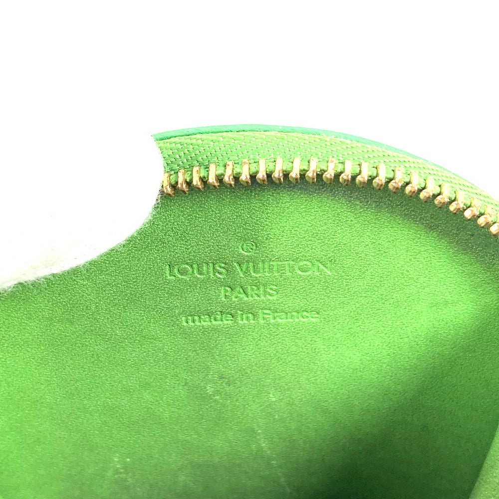 LOUIS VUITTON M93692 モノグラムヴェルニ ローズ ポルトモネ シャポー スティーブンスプラウス 財布 小銭入れ チェーン コインケース モノグラムヴェルニ レディース グリーン