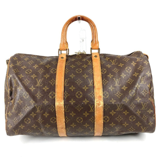 LOUIS VUITTON M41428 Monogram Keepall 45 Keepall 45 Deauville Old Model Bag Handbag Travel Bag Boston Bag Monogram Canvas Unisex Brown