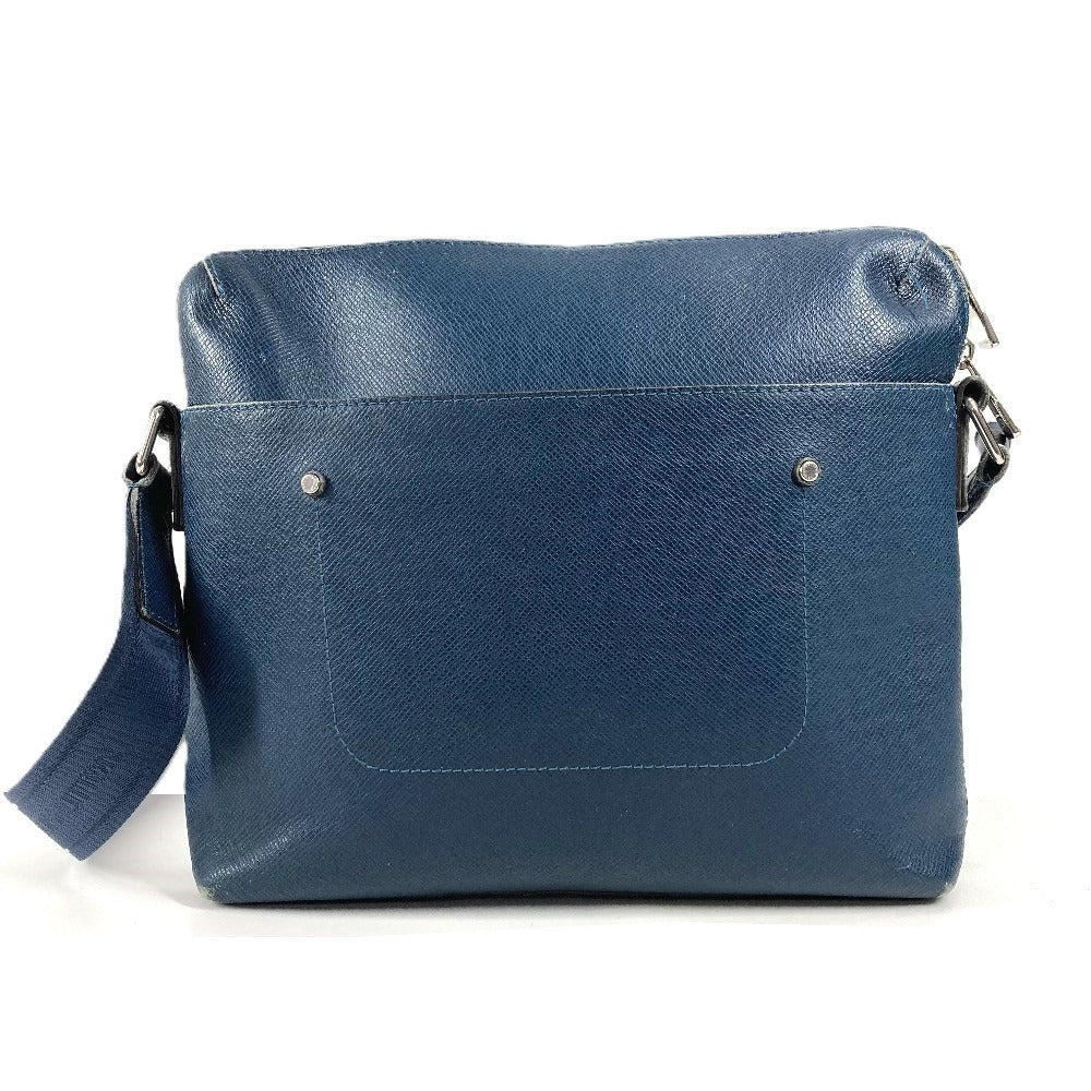 LOUIS VUITTON M30236 Taiga Grigori Bag Crossbody Shoulder Bag Taiga Leather Unisex Ocean Blue