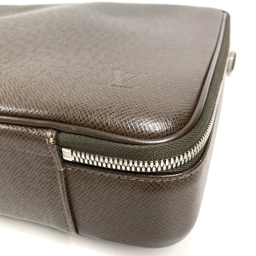 LOUIS VUITTON M30838 Taiga Porte Documents Odessa Tote Bag Briefcase Handbag Business Bag Taiga Leather Unisex Grizzli Brown