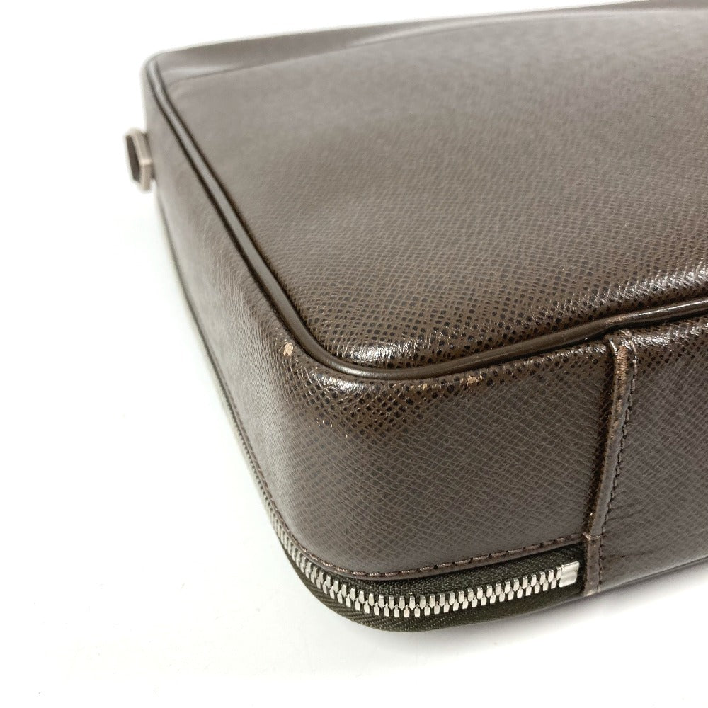 LOUIS VUITTON M30838 Taiga Porte Documents Odessa Tote Bag Briefcase Handbag Business Bag Taiga Leather Unisex Grizzli Brown
