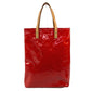 LOUIS VUITTON M91086 Monogram Vernis Reade MM Tote Bag Shoulder Bag Monogram Vernis Canvas Women's Rouge Red