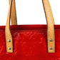 LOUIS VUITTON M91086 Monogram Vernis Reade MM Tote Bag Shoulder Bag Monogram Vernis Canvas Women's Rouge Red