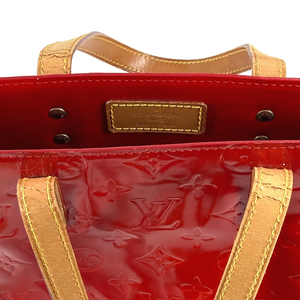 LOUIS VUITTON M91086 Monogram Vernis Reade MM Tote Bag Shoulder Bag Monogram Vernis Canvas Women's Rouge Red