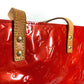 LOUIS VUITTON M91086 Monogram Vernis Reade MM Tote Bag Shoulder Bag Monogram Vernis Canvas Women's Rouge Red