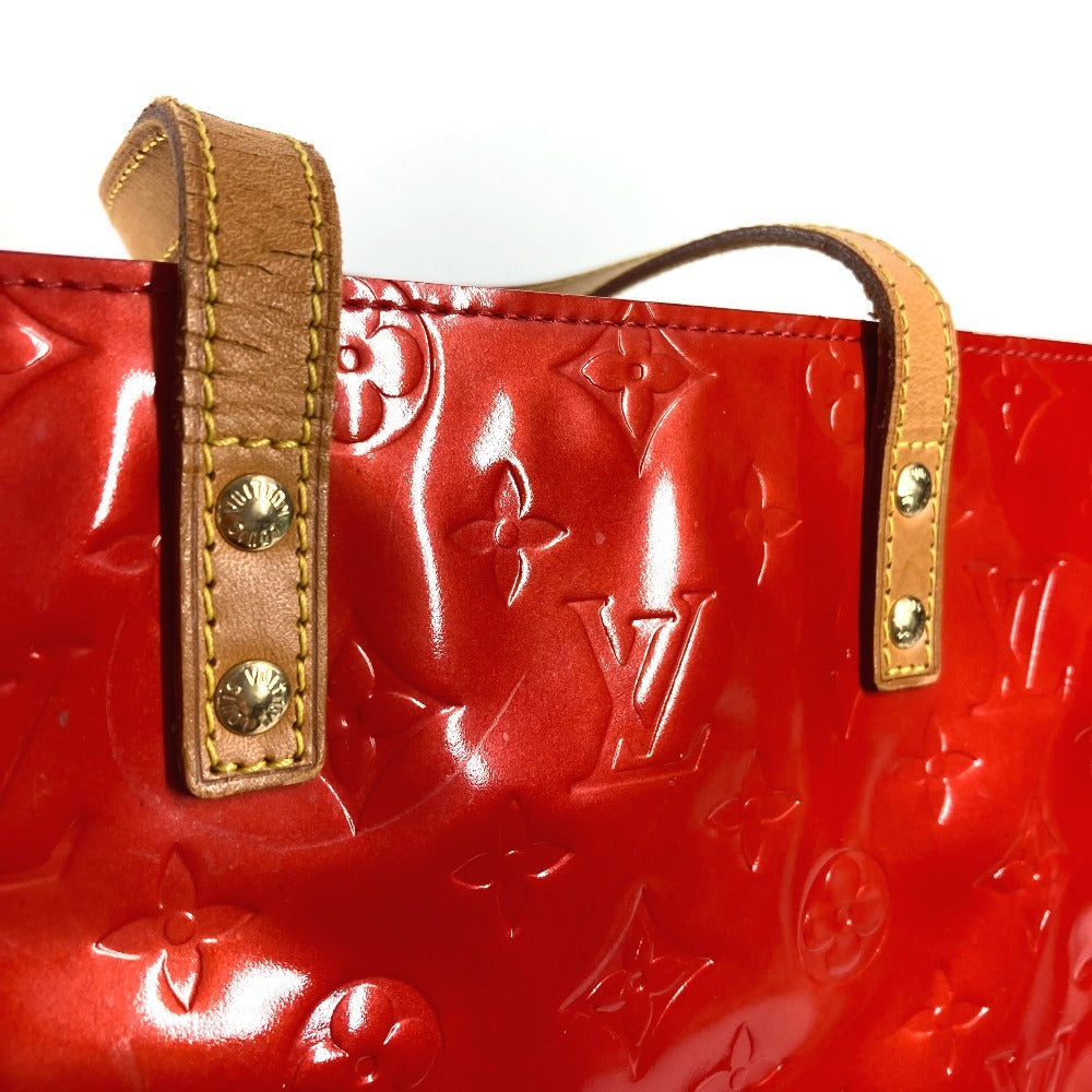 LOUIS VUITTON M91086 Monogram Vernis Reade MM Tote Bag Shoulder Bag Monogram Vernis Canvas Women's Rouge Red