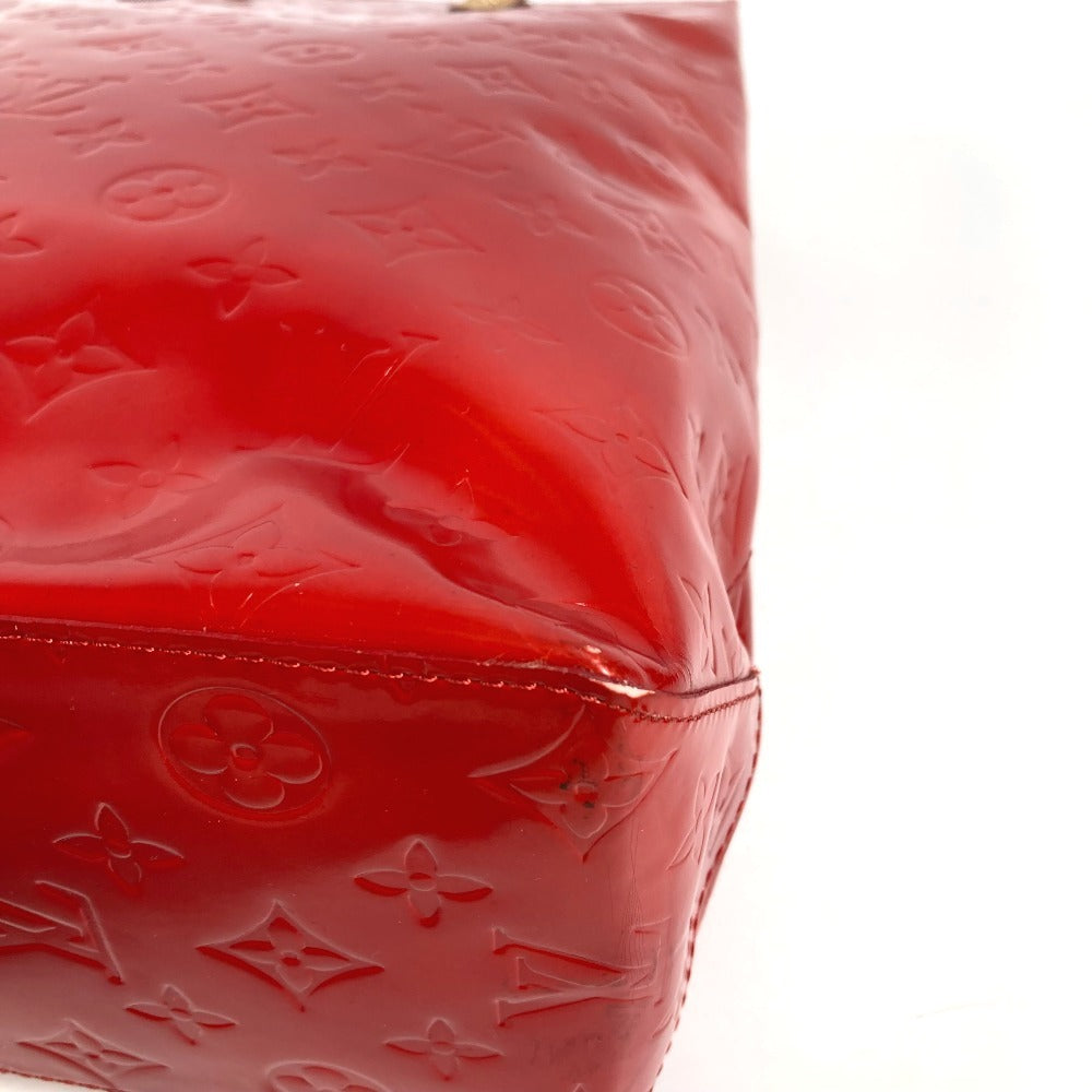 LOUIS VUITTON M91086 Monogram Vernis Reade MM Tote Bag Shoulder Bag Monogram Vernis Canvas Women's Rouge Red