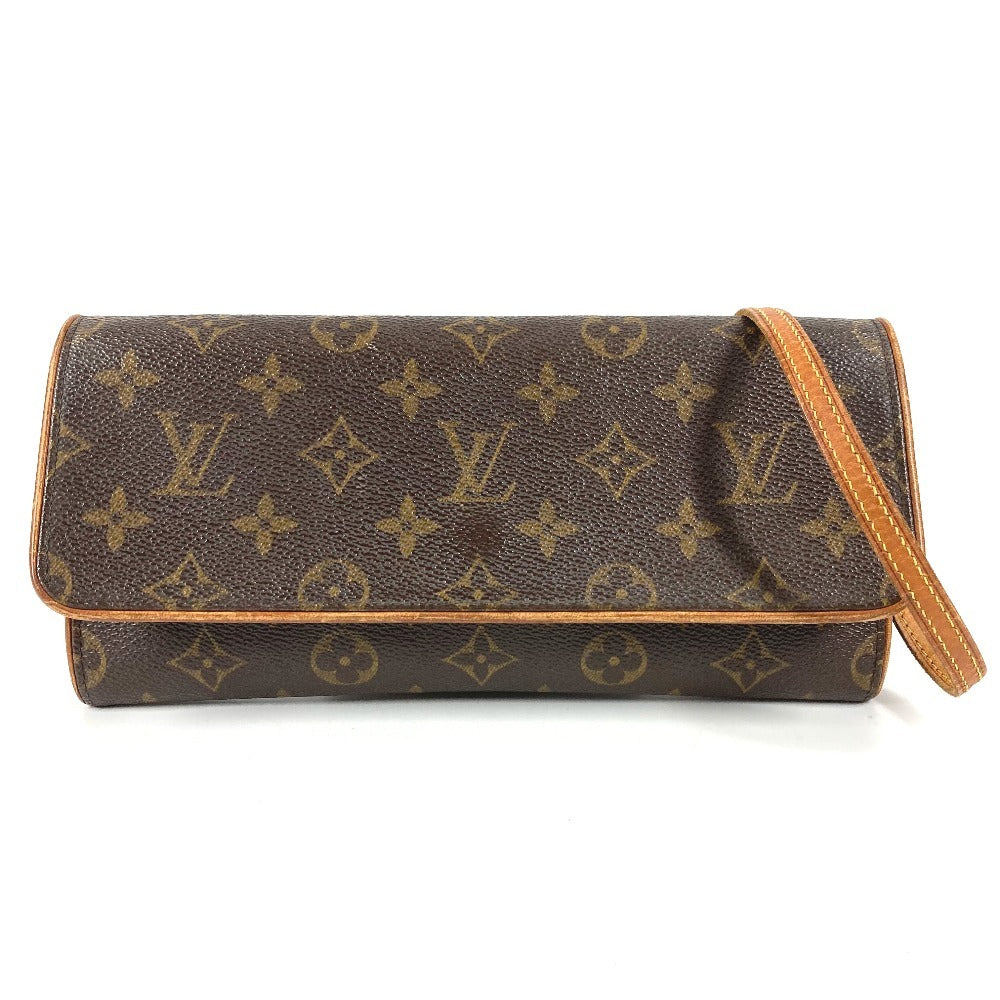 LOUIS VUITTON M51852 モノグラム ポシェットツインGM ポシェットツイン GM カバン 2WAY クラッチバッグ ポシェット ミニバッグ ショルダーバッグ モノグラムキャンバス ユニセックス ブラウン