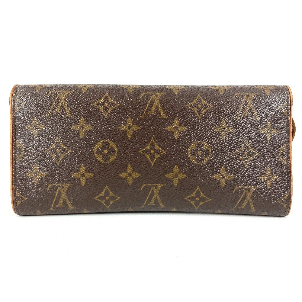 LOUIS VUITTON M51852 モノグラム ポシェットツインGM ポシェットツイン GM カバン 2WAY クラッチバッグ ポシェット ミニバッグ ショルダーバッグ モノグラムキャンバス ユニセックス ブラウン