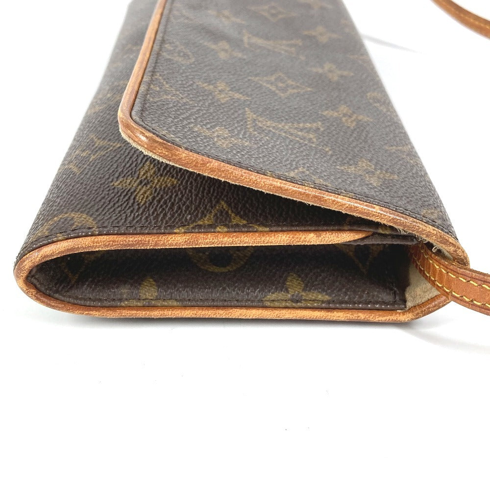 LOUIS VUITTON M51852 モノグラム ポシェットツインGM ポシェットツイン GM カバン 2WAY クラッチバッグ ポシェット ミニバッグ ショルダーバッグ モノグラムキャンバス ユニセックス ブラウン